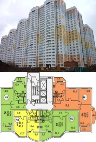 Купить квартиру в Московской области. Вариант № 9168835, 13, площадь - квм, цена 14900000 рублей