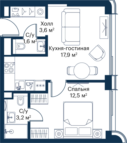 Купить квартиру у метро Мякинино в Москве. Вариант № 150175, 0, площадь -  квм, цена 22532969 рублей