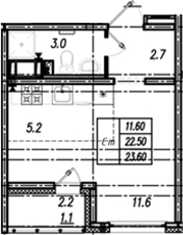 Купить Студию в новостройках на улице Муринская дорога в Санкт-Петербурге. Вариант № 9635570, 0, площадь -  квм, цена 4363286 рублей