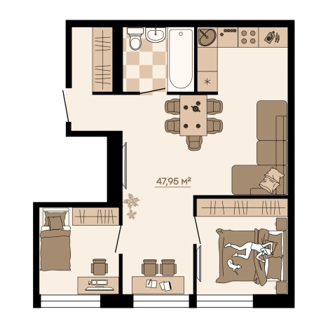 Купить трехкомнатную квартиру на улице Портовая в Артёме. Вариант № 9919662, 0, площадь -  квм, цена 6952750 рублей