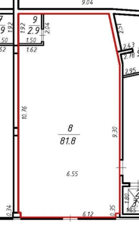 Снять коммерческую недвижимость свободного назначения в районе Центральный в Калининграде. Вариант № 10439125, 12, площадь -  квм, цена 170000 рублей