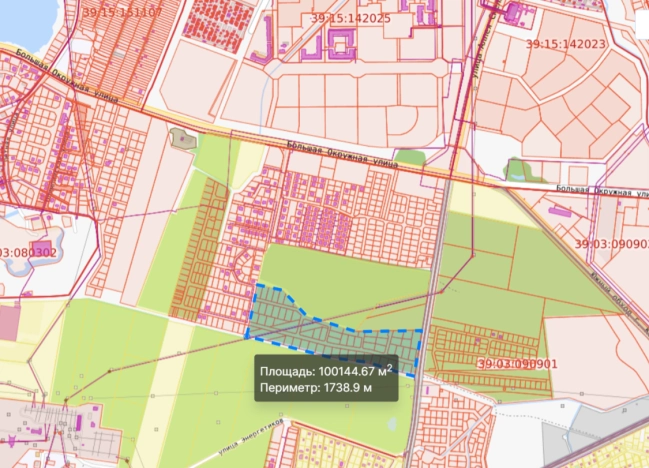 Купить земельный участок в Калининграде. Вариант № 10184878, 3, площадь -  квм, цена 65000000 рублей