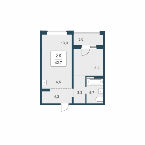 Купить двухкомнатную квартиру в ЖК Цветной Бульвар в Новосибирске. Вариант № 9912862, 0, площадь -  квм, цена 5700000 рублей