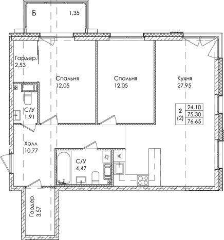 Купить трехкомнатную квартиру в новостройках в ЖК Лисино в Санкт-Петербурге. Вариант № 6855938, 0, площадь -  квм, цена 24294000 рублей