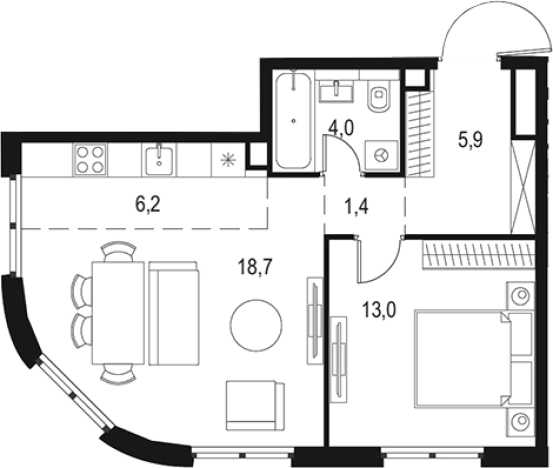 Купить квартиру у метро Нижегородская в Москве. Вариант № 3584314, 0, площадь -  квм, цена 17203775 рублей