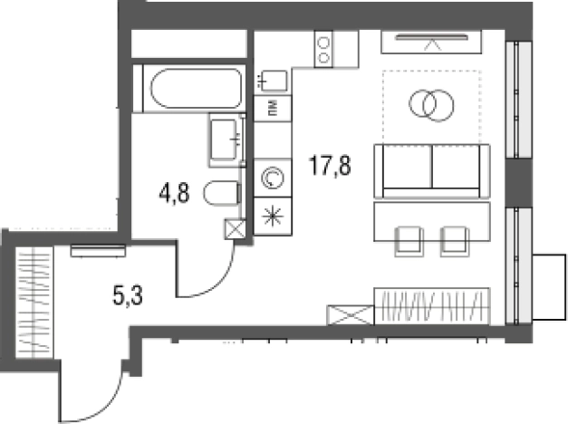 Купить квартиру в ЖК Сиреневый парк в Москве. Вариант № 95369, 0, площадь - квм, цена 12857047 рублей