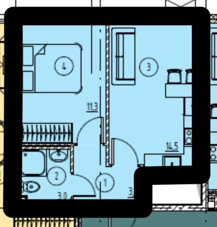 Купить квартиру в Москве. Вариант № 9912164, 6, площадь -  квм, цена 14390000 рублей