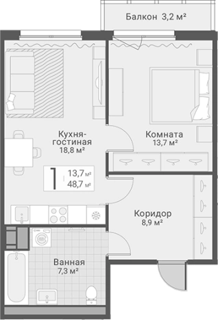 Купить двухкомнатную квартиру в новостройках в ЖК Руднева, 15 в Санкт-Петербурге. Вариант № 7603793, 0, площадь -  квм, цена 13150000 рублей