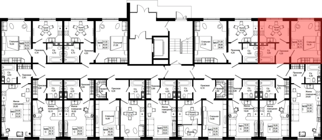 Купить квартиру в новостройках на улице Цветной проезд в Ленинградской области. Вариант № 2366038, 0, площадь -  квм, цена 4229100 рублей