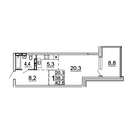Купить однокомнатную квартиру в районе Советский в Владивостоке. Вариант № 9417190, 0, площадь -  квм, цена 9134666 рублей