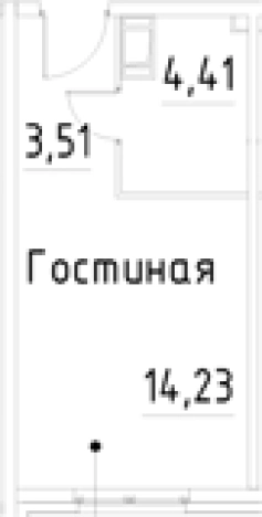 Купить Студию в новостройках на улице проспект Большевиков в Санкт-Петербурге. Вариант № 9327696, 0, площадь -  квм, цена 4789320 рублей