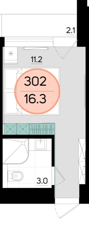 Купить квартиру в новостройках в Республике Крым. Вариант № 9209841, 1, площадь -  квм, цена 5004488 рублей