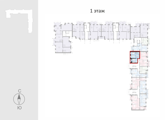 . Вариант № 106588, 2, площадь - 66.13 квм, цена 7604950 рублей