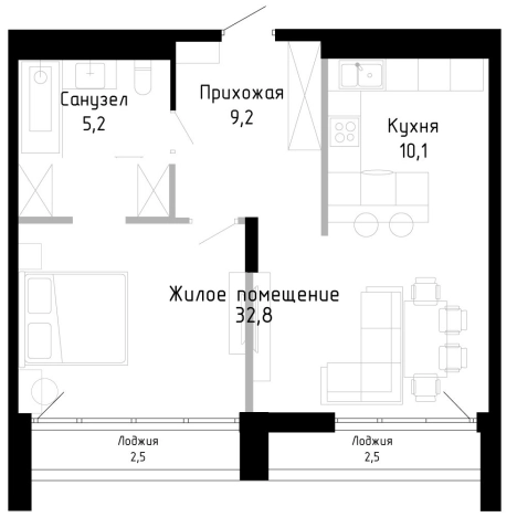 Купить квартиру на улице Лесопитомник в Владивостоке. Вариант № 9857555, 0, площадь -  квм, цена 10440000 рублей