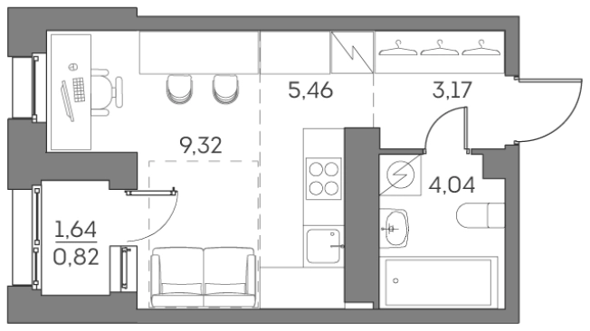 Купить Студию в новостройках у метро Нижегородская в Москве. Вариант № 842210, 0, площадь -  квм, цена 13345027 рублей