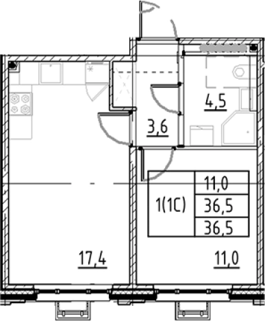 Купить двухкомнатную квартиру в новостройках в ЖК Пулково Lake в Санкт-Петербурге. Вариант № 7597894, 0, площадь -  квм, цена 8293457 рублей