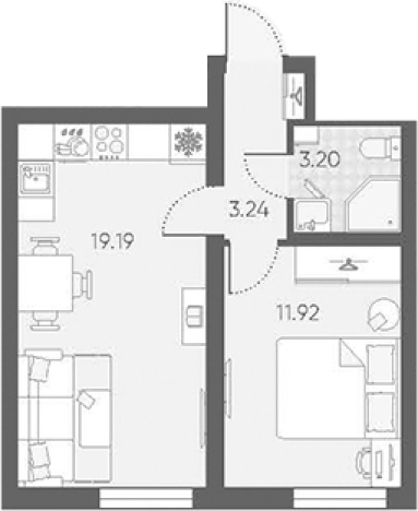 Купить двухкомнатную квартиру в новостройках в ЖК Морская миля в Санкт-Петербурге. Вариант № 6889353, 0, площадь -  квм, цена 10025436 рублей