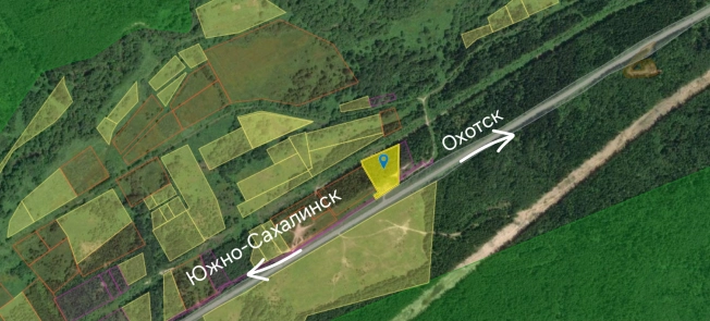 Купить земельный участок в Южно-Сахалинске. Вариант № 36533, 6, площадь -  квм, цена 3650000 рублей