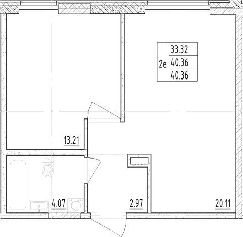 Купить двухкомнатную квартиру у метро Чёрная речка в Санкт-Петербурге. Вариант № 6210048, 0, площадь -  квм, цена 9413566 рублей