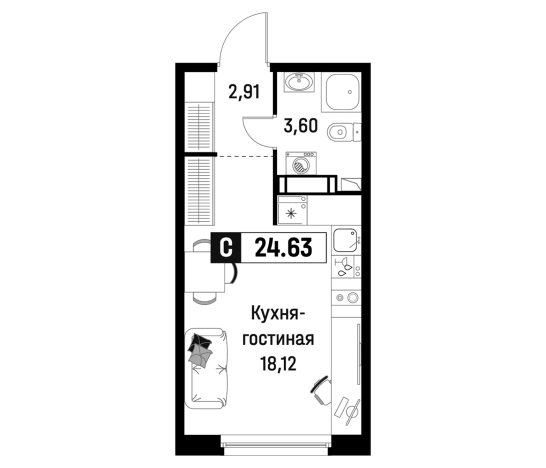 Купить квартиру в новостройках в ЖК Максималист в Мурине. Вариант № 6866881, 0, площадь -  квм, цена 4372357 рублей
