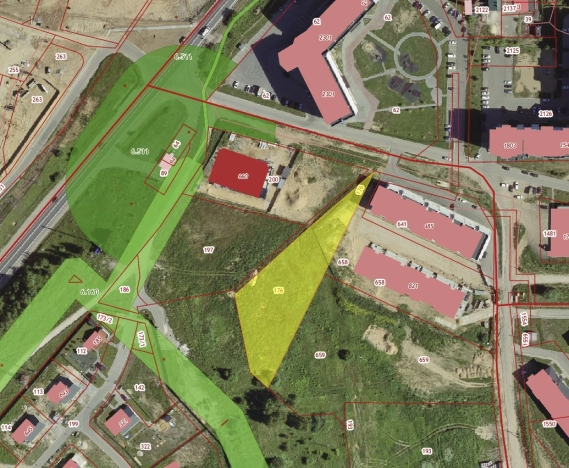 Купить земельный участок на улице Непокорённых Ленинградцев в Калуге. Вариант № 13434, 4, площадь -  квм, цена 27410000 рублей