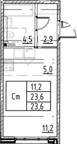 Купить квартиру в новостройках в ЖК Пулково Lake в Санкт-Петербурге. Вариант № 7597442, 0, площадь -  квм, цена 5432838 рублей