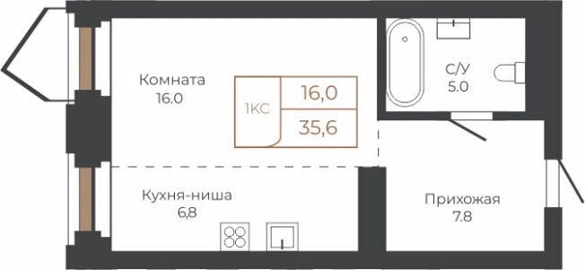 Купить квартиру в Барнауле. Вариант № 6841242, 0, площадь -  квм, цена 10259500 рублей