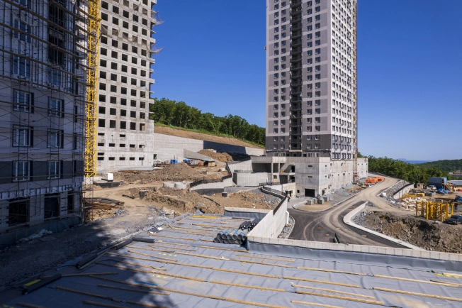 Купить двухкомнатную квартиру в ЖК Посейдония в Владивостоке. Вариант № 4120417, 2, площадь -  квм, цена 12462358 рублей