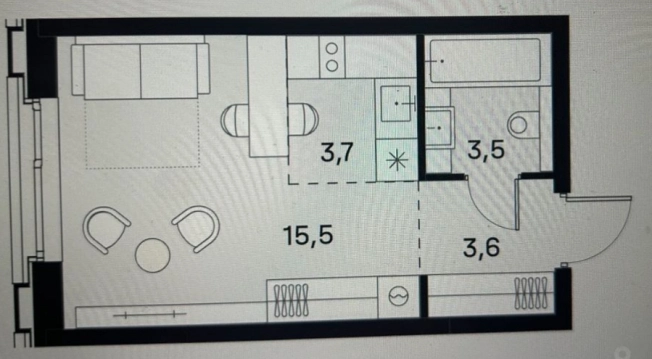 Купить квартиру в районе Печатники в Москве. Вариант № 7807692, 0, площадь - квм, цена 15900000 рублей