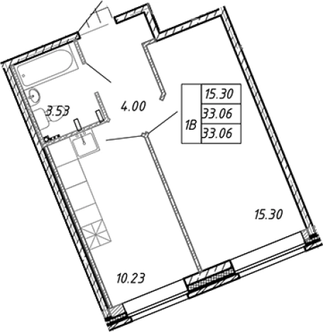 Купить однокомнатную квартиру в новостройках у метро Садовая в Санкт-Петербурге. Вариант № 76264, 0, площадь -  квм, цена 5297400 рублей