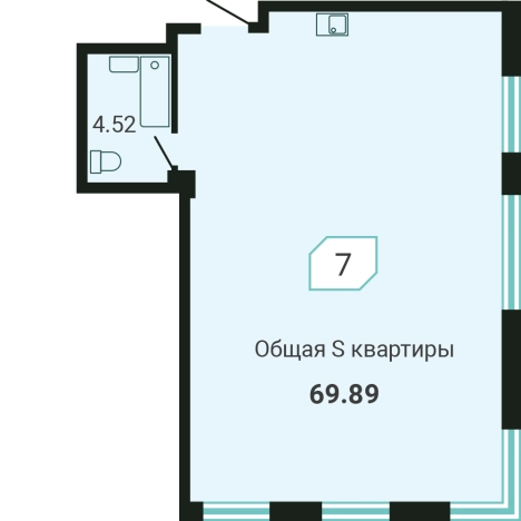 Купить двухкомнатную квартиру в Приморском крае. Вариант № 72227, 0, площадь -  квм, цена 15390900 рублей