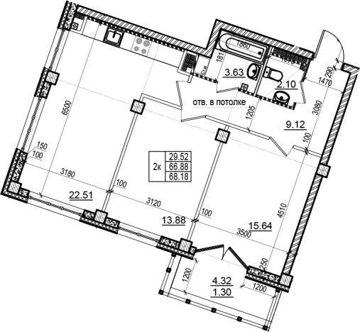 Купить квартиру на вторичке в ЖК Neva Residence в Санкт-Петербурге. Вариант № 70008, 0, площадь -  квм, цена 41775360 рублей