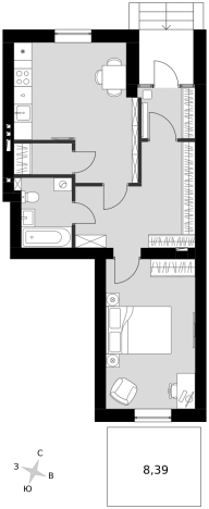 Купить двухкомнатную квартиру в Апрелевке. Вариант № 9891479, 0, площадь -  квм, цена 14439449 рублей