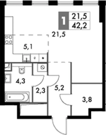 Купить квартиру в ЖК Sydney City в Москве. Вариант № 133786, 0, площадь - квм, цена 21824827.0000 рублей