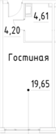 Купить Студию в новостройках на улице проспект Большевиков в Санкт-Петербурге. Вариант № 9327673, 0, площадь -  квм, цена 5844860 рублей