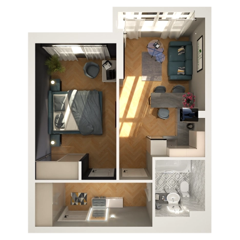 Купить однокомнатную квартиру на улице Целинная в Алтайском крае. Вариант № 7647454, 0, площадь -  квм, цена 6064300 рублей