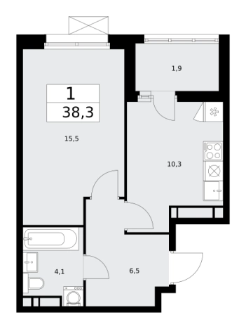 Купить однокомнатную квартиру в ЖК Скандинавия в Москве. Вариант № 144235, 0, площадь -  квм, цена 20749408 рублей