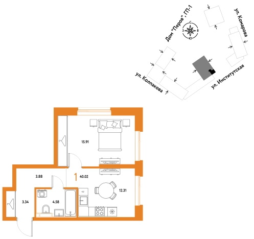 Купить квартиру в ЖК Страна.Парковая в Мытищах. Вариант № 10440758, 0, площадь -  квм, цена 15440000 рублей