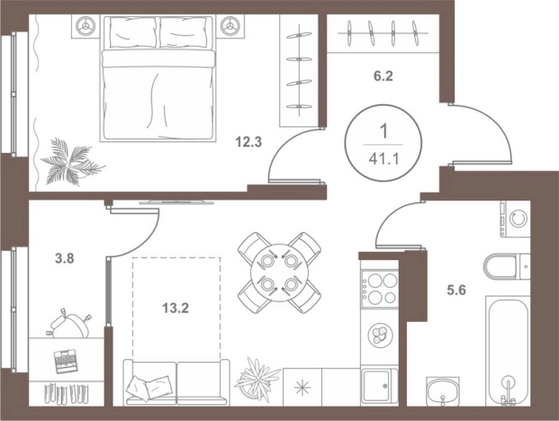 Купить квартиру в ЖК Жилой комплекс "Upgrade Family" в Пензенской области. Вариант № 4006632, 0, площадь -  квм, цена 4397700 рублей
