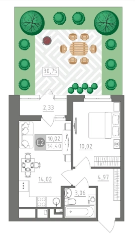 Купить квартиру в новостройках в ЖК Пряничная слобода в Туле. Вариант № 71855, 0, площадь -  квм, цена 3851768 рублей