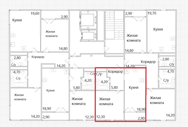 Купить однокомнатную квартиру в новостройках в Калужской области. Вариант № 124424, 1, площадь -  квм, цена 7938000 рублей