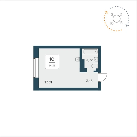 Купить Студию в районе Дзержинский в Новосибирске. Вариант № 9881289, 0, площадь -  квм, цена 5500000 рублей