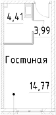 Купить Студию в новостройках на улице проспект Большевиков в Санкт-Петербурге. Вариант № 7596941, 0, площадь -  квм, цена 5009867 рублей