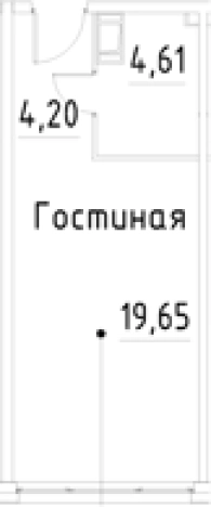 Купить Студию в новостройках на улице проспект Большевиков в Санкт-Петербурге. Вариант № 9327806, 0, площадь -  квм, цена 5844860 рублей