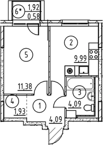 Купить квартиру в новостройках у метро Пролетарская в Ленинградской области. Вариант № 6897982, 0, площадь -  квм, цена 6292641 рублей