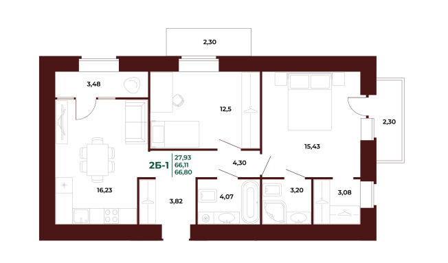 Купить двухкомнатную квартиру в новостройках на улице проспект Строителей в Пензе. Вариант № 418794, 0, площадь -  квм, цена 8653960 рублей