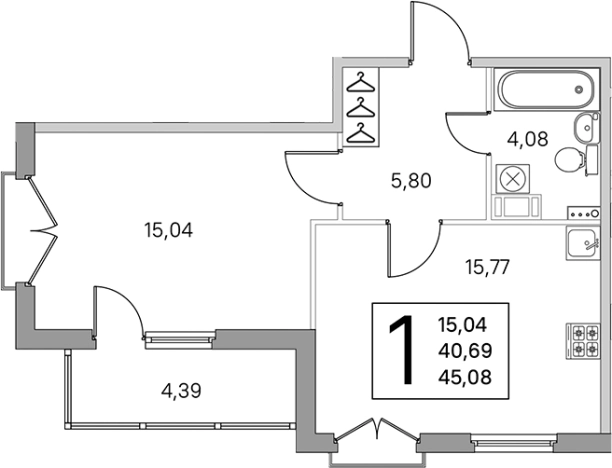 Купить двухкомнатную квартиру в новостройках у метро Проспект Ветеранов в Санкт-Петербурге. Вариант № 6866214, 0, площадь -  квм, цена 10062637 рублей