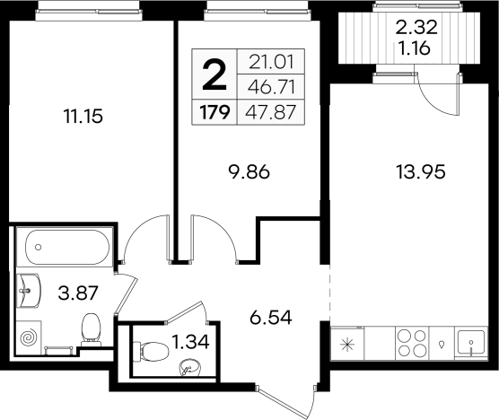 Купить квартиру в ЖК GloraX Новинки в Нижегородской области. Вариант № 137888, 0, площадь -  квм, цена 7459999 рублей