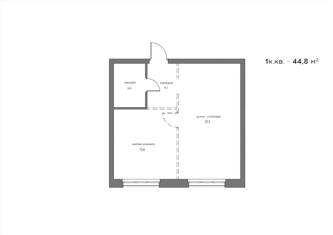 Купить однокомнатную квартиру в новостройках в ЖК Жилой комплекс "Wellart City" в Пензе. Вариант № 104704, 0, площадь -  квм, цена 6637200 рублей