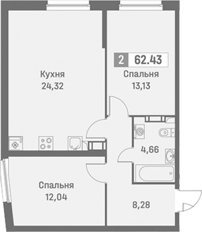 Купить трехкомнатную квартиру на улице Шкиперский проток в Санкт-Петербурге. Вариант № 9099789, 0, площадь -  квм, цена 12426598 рублей